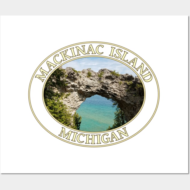 Arch Rock on Mackinac Island in Michigan Wall Art by GentleSeas